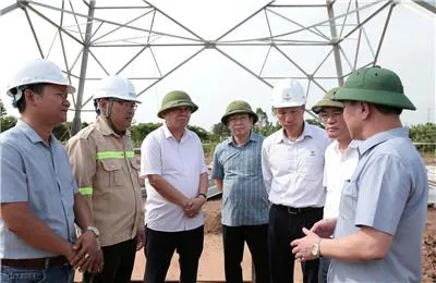 Tiến độ thi công gói thầu G55 - Dự án đường dây 500kV NMNĐ Nam Định 1 - Phố Nối