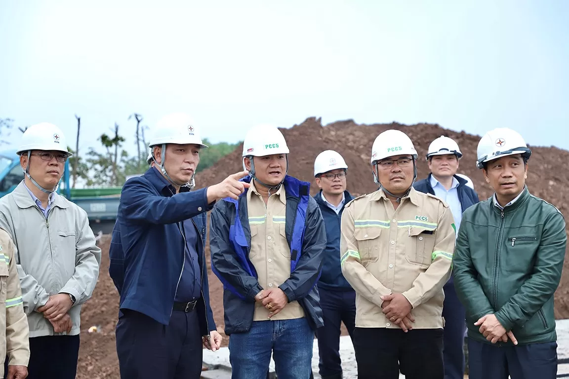 Tiến độ thi công gói thầu G55 - Dự án đường dây 500kV NMNĐ Nam Định 1 - Phố Nối